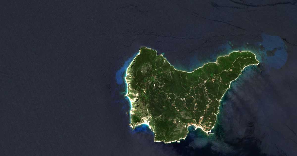 Mapa por satélite de Nikolátika