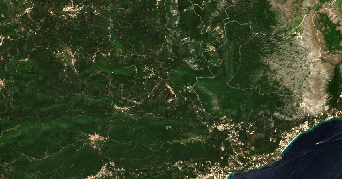 Mapa por satélite de Sgourádes