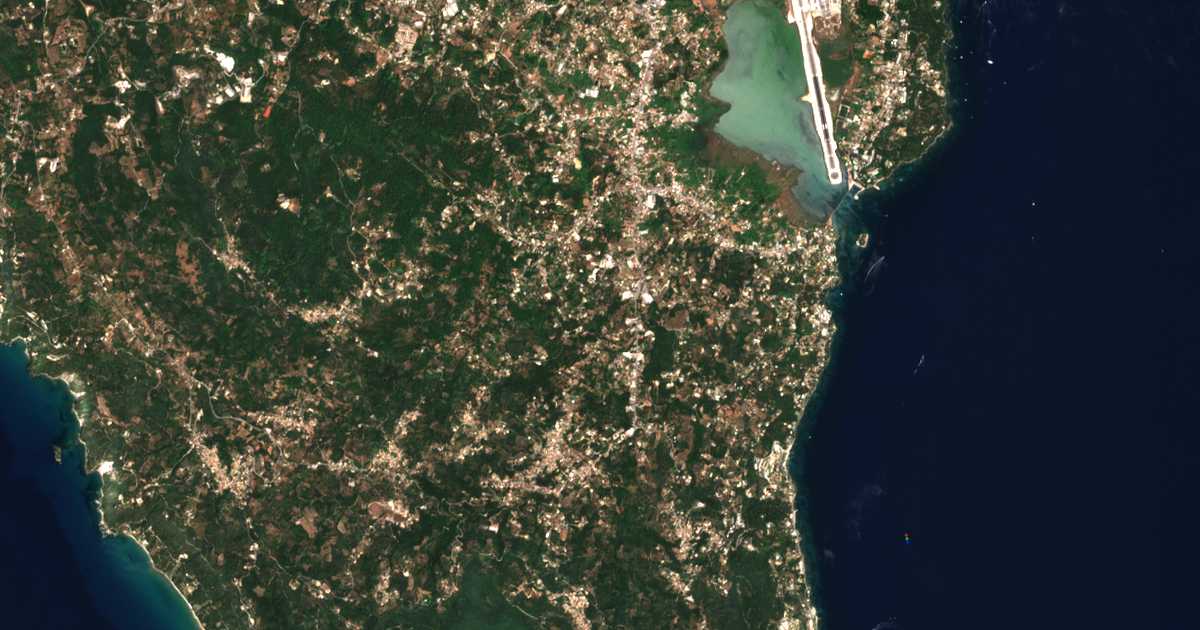 Mapa por satélite de Soulaíika