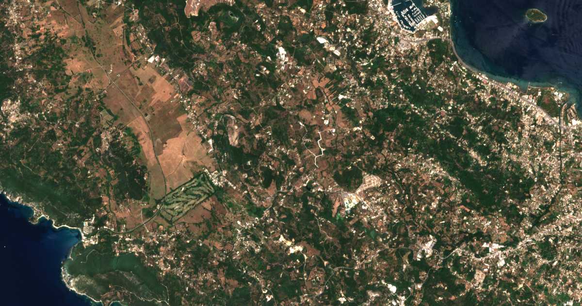 Mapa por satélite de Vasiliká