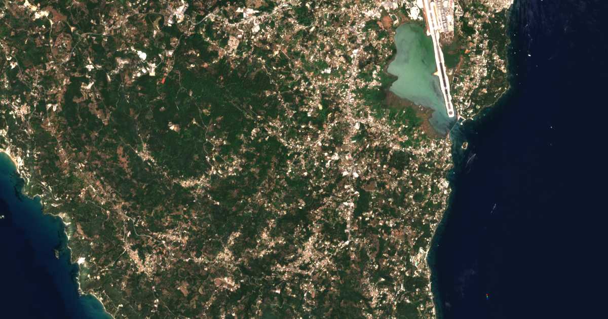 Mapa por satélite de Virós