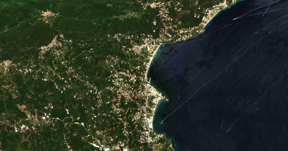 Mapa por satélite de Ýpsos