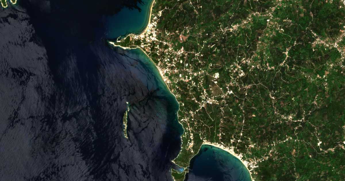 Mapa por satélite de Afionítika