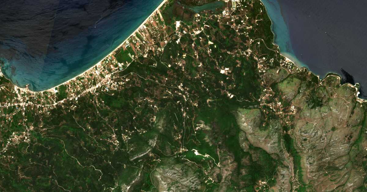 Mapa por satélite de Ágios Martínos