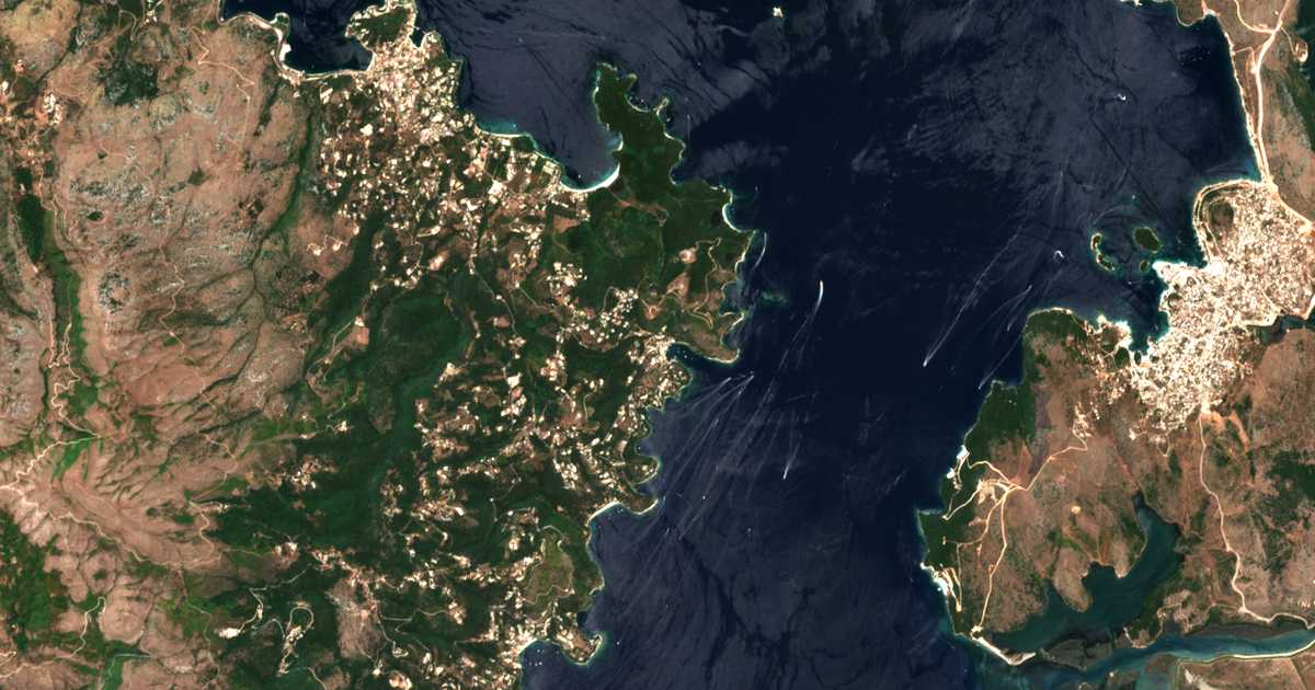 Mapa por satélite de Ágios Stéfanos