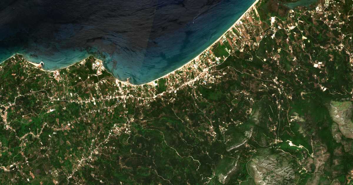 Mapa por satélite de Ágios Stéfanos