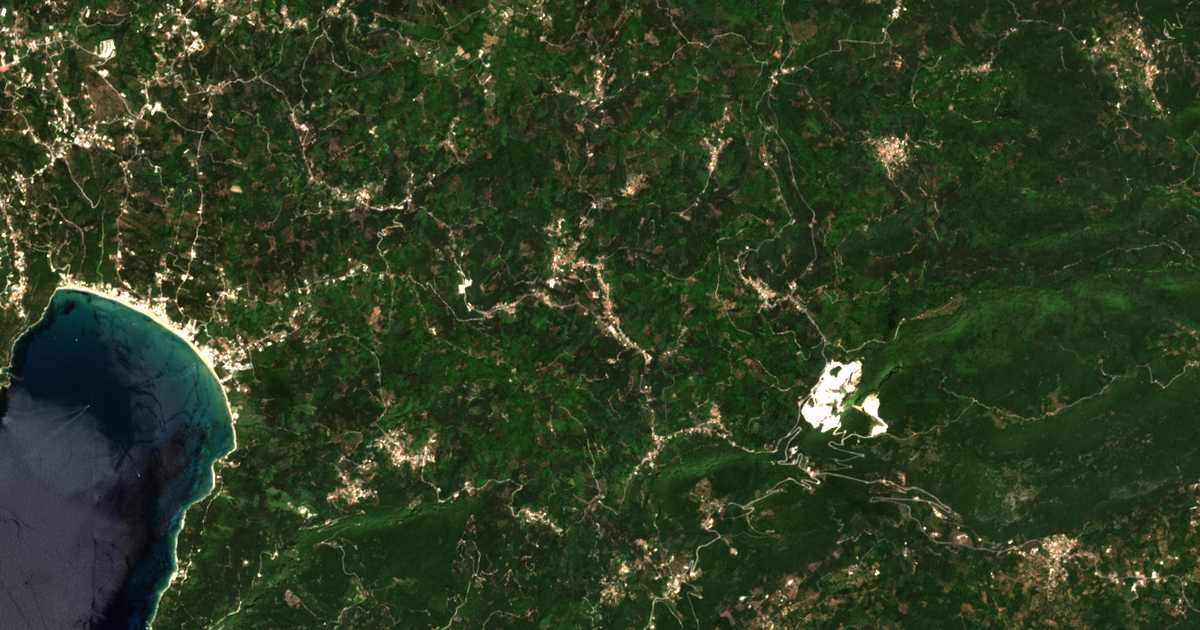 Mapa por satélite de Agrós