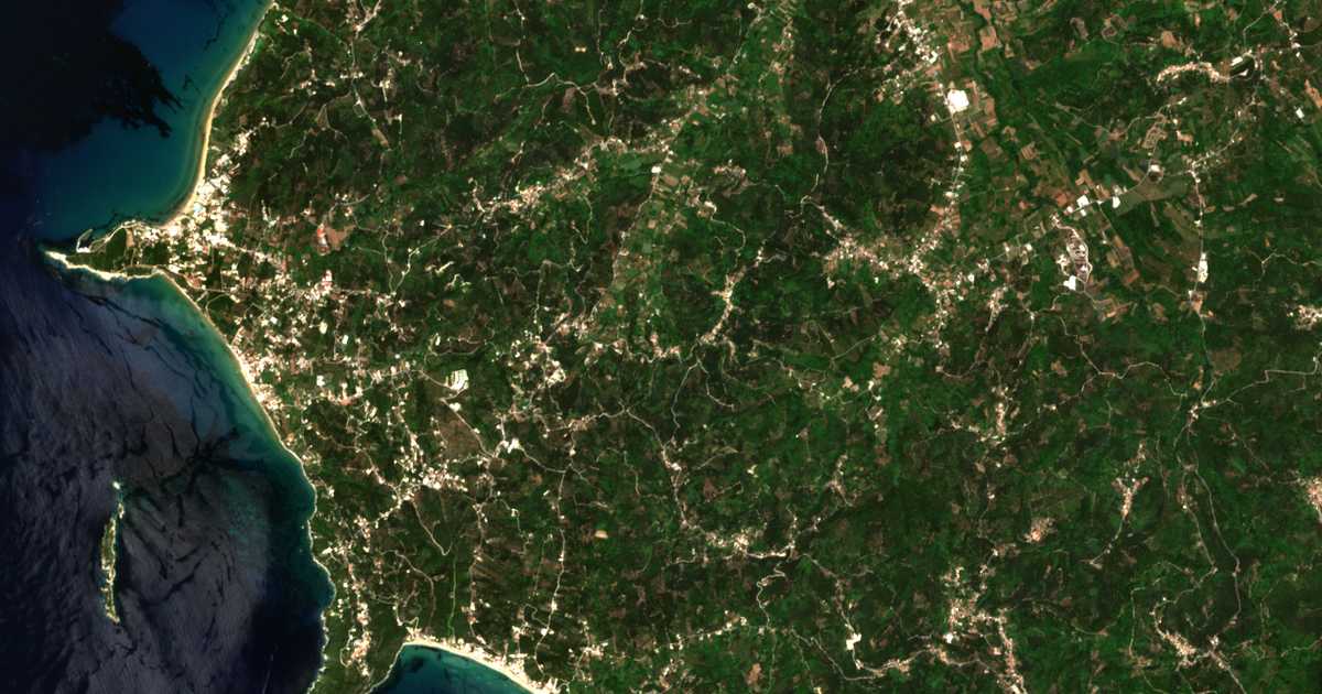 Mapa por satélite de Armenádes