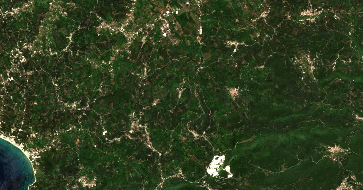 Mapa por satélite de Drosáton