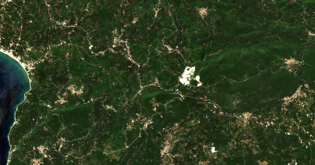 Mapa por satélite de Kastellánoi