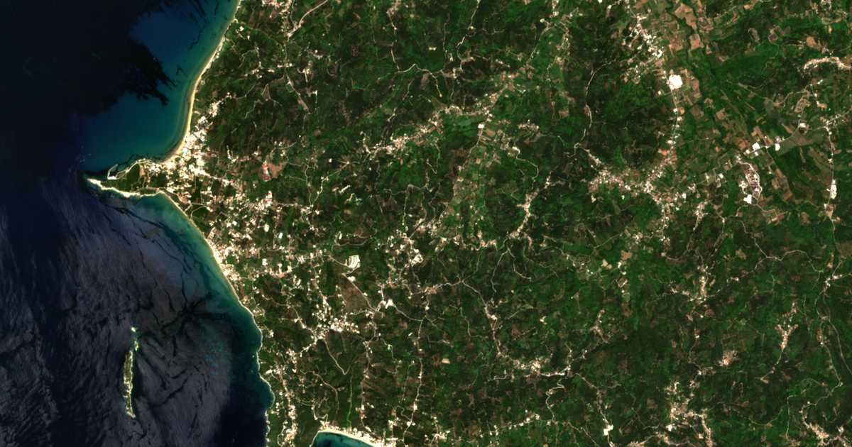 Mapa por satélite de Kavvadádes