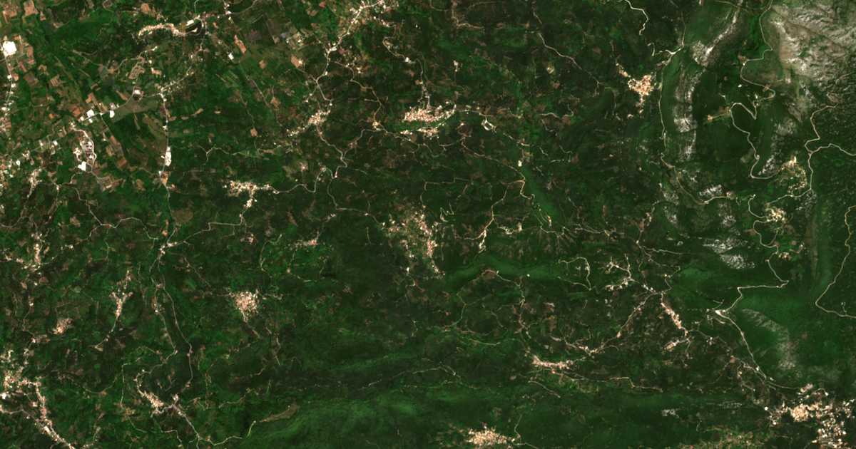 Mapa por satélite de Klimatiá