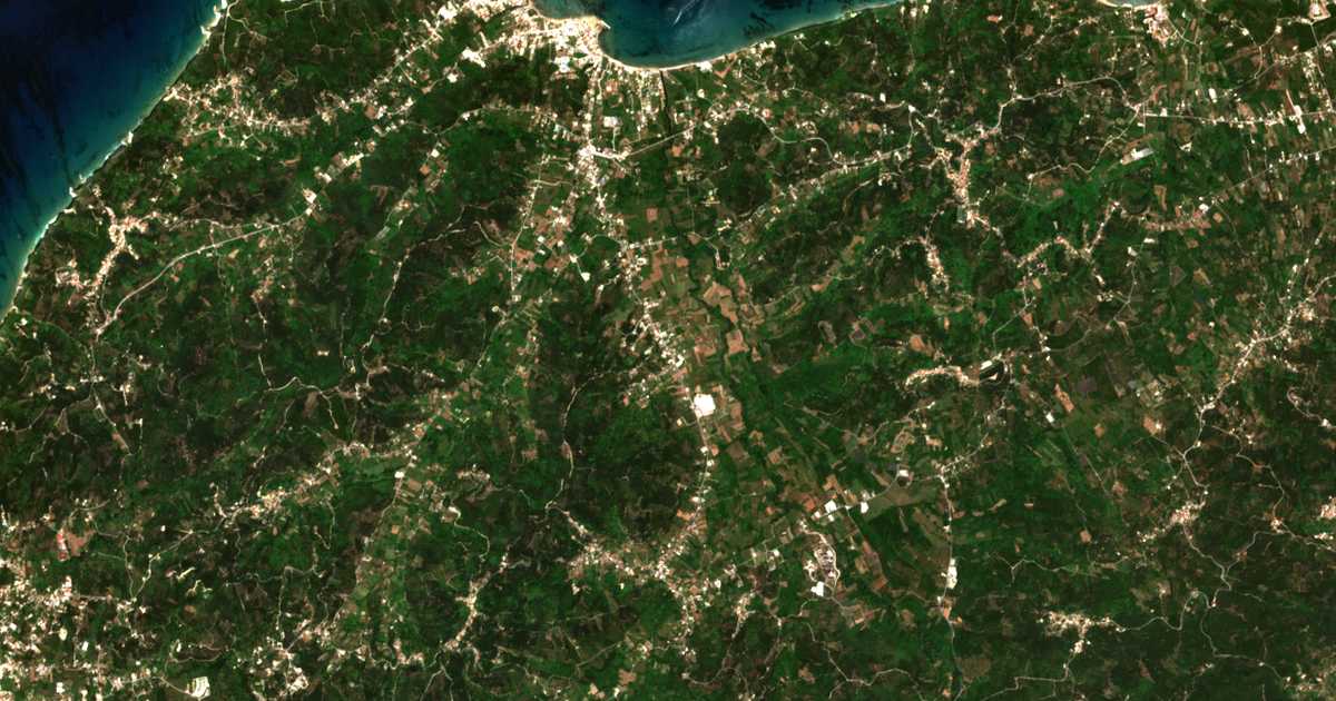 Mapa por satélite de Livádi