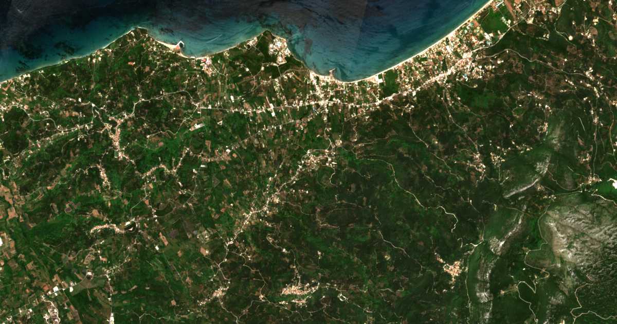Mapa por satélite de Sfakerá