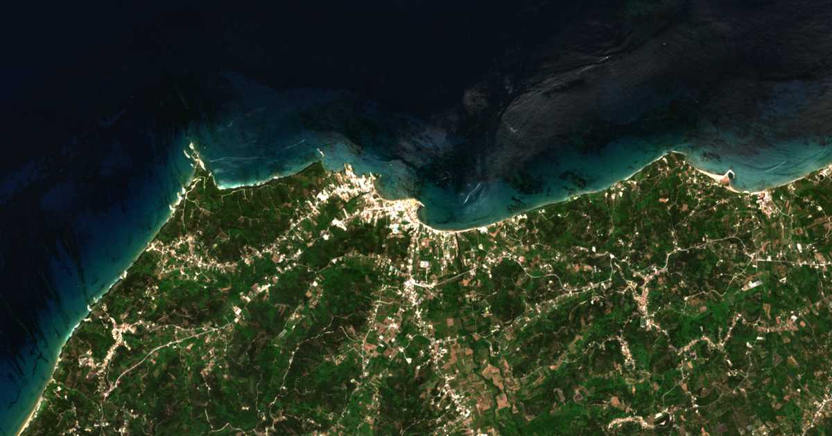 Mapa por satélite de Sidárion