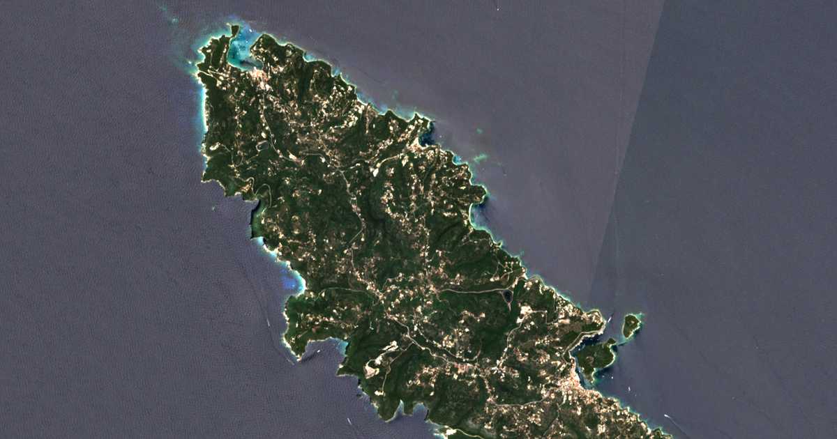 Mapa por satélite de Kagkátika