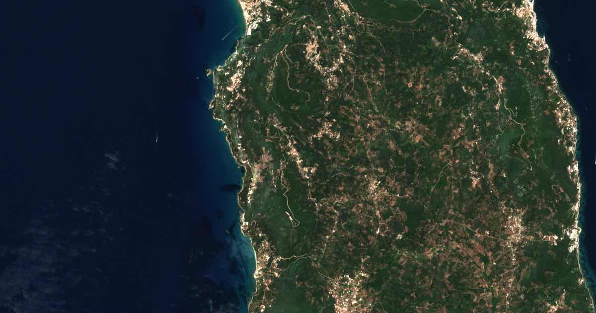Mapa por satélite de Áno Pavliána