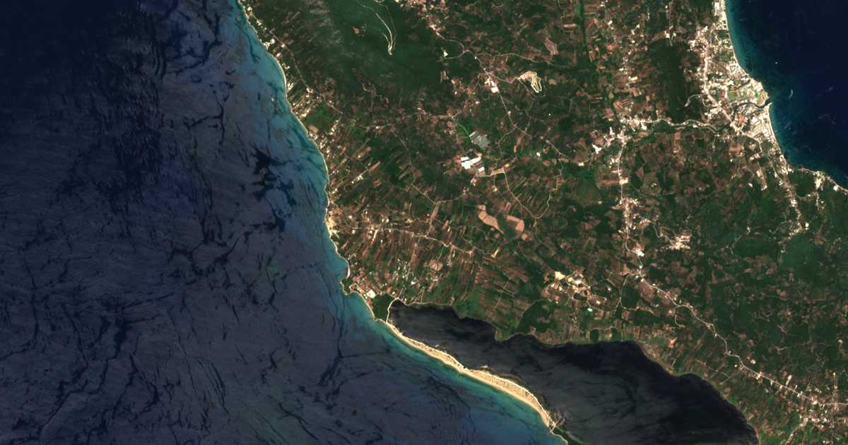 Mapa por satélite de Chalikoúnas
