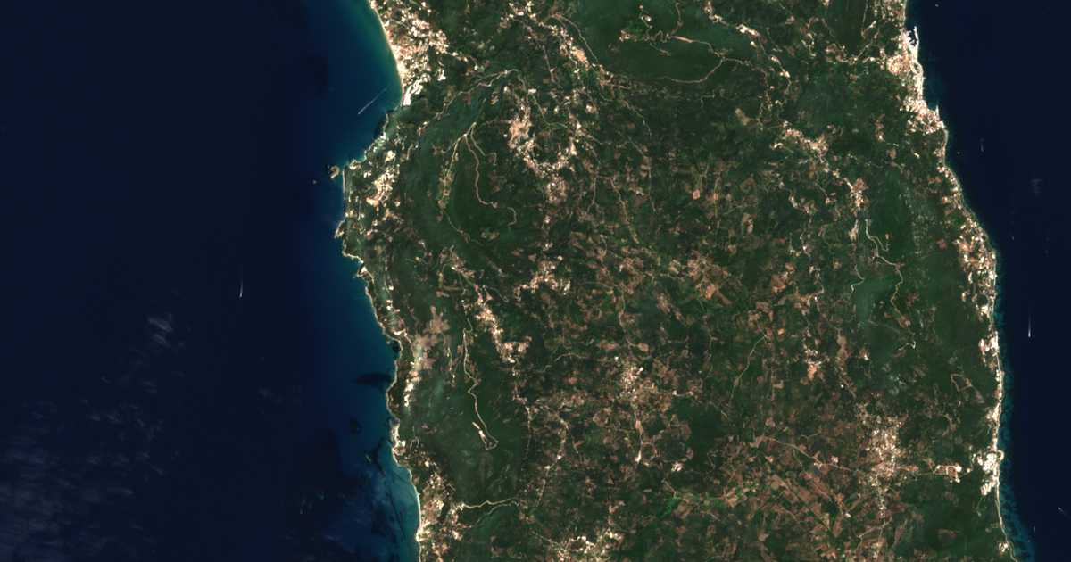 Mapa por satélite de Káto Pavliána