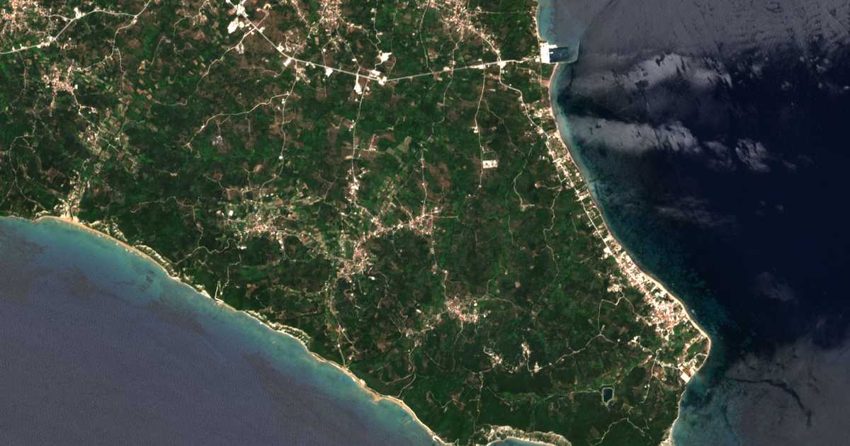 Mapa por satélite de Neochórion