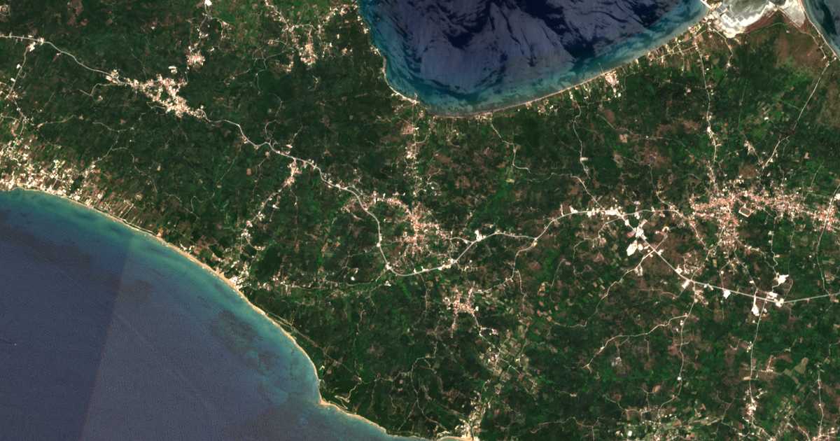 Mapa por satélite de Perivólion