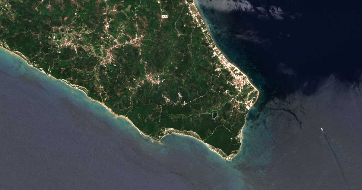 Mapa por satélite de Sparterá