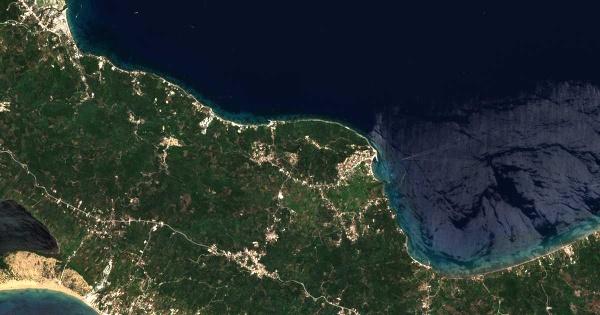Mapa por satélite de Vasilátika
