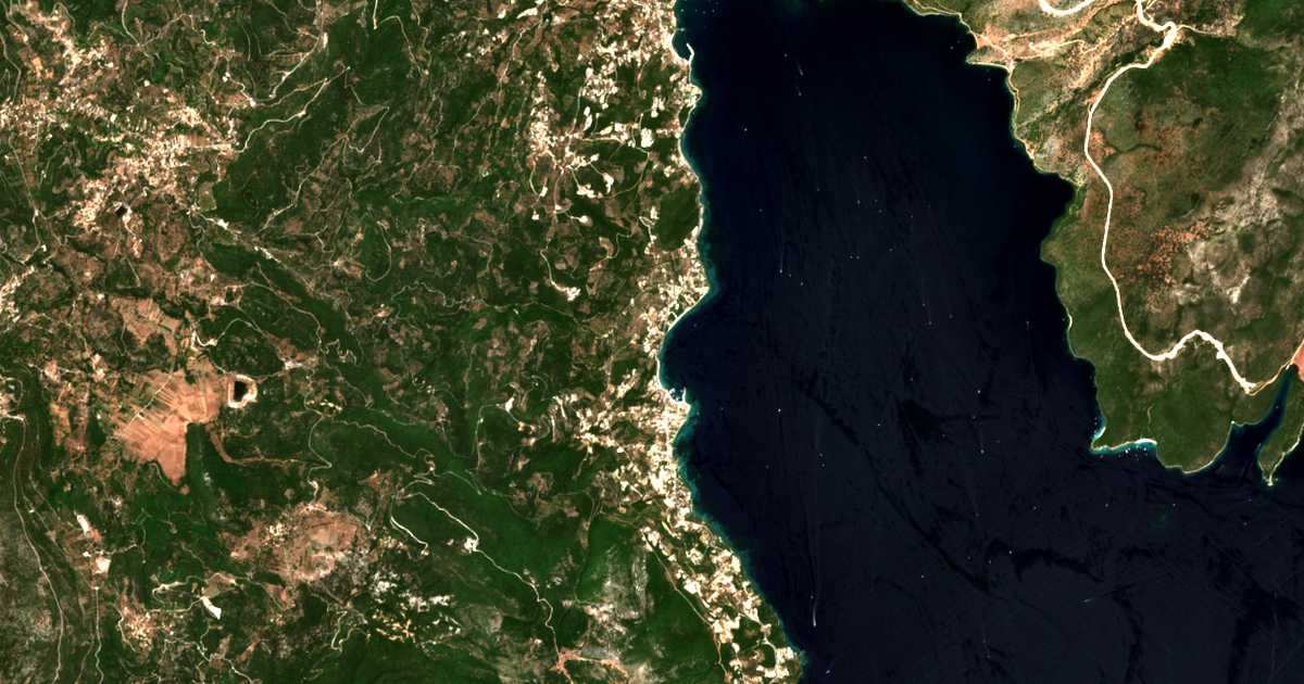 Mapa por satélite de Nikiána