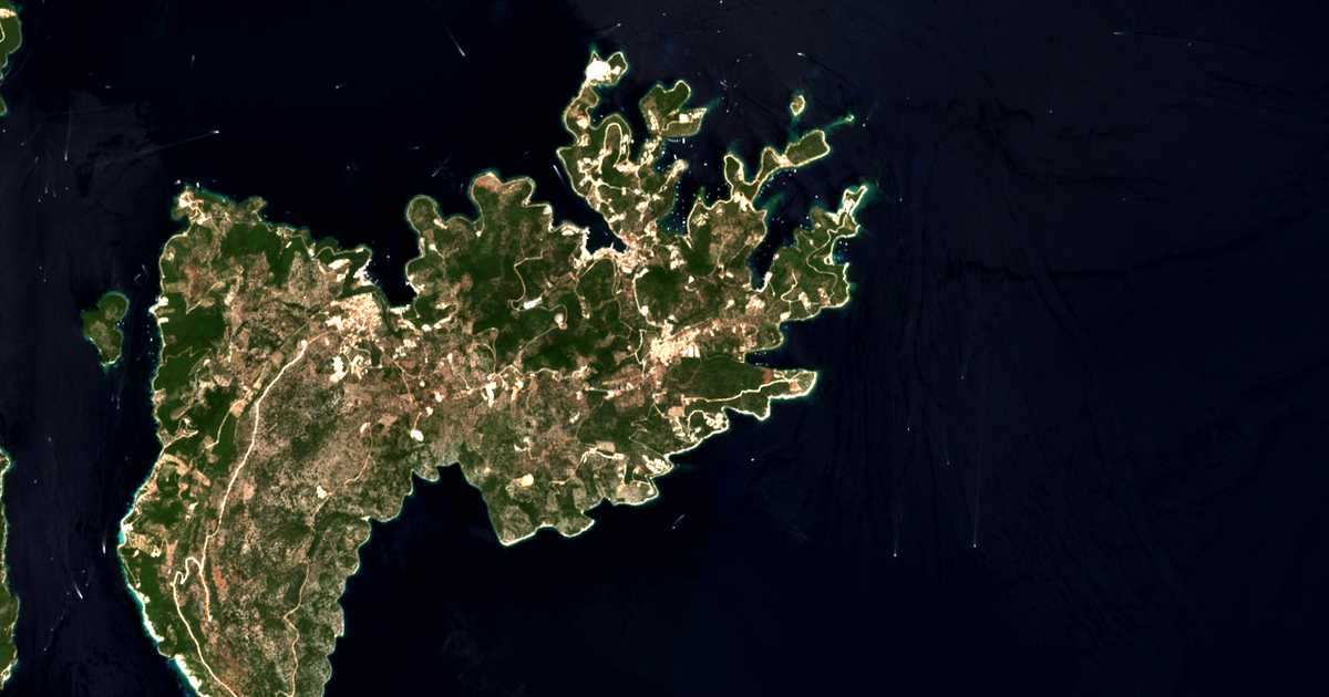 Mapa por satélite de Katomérion