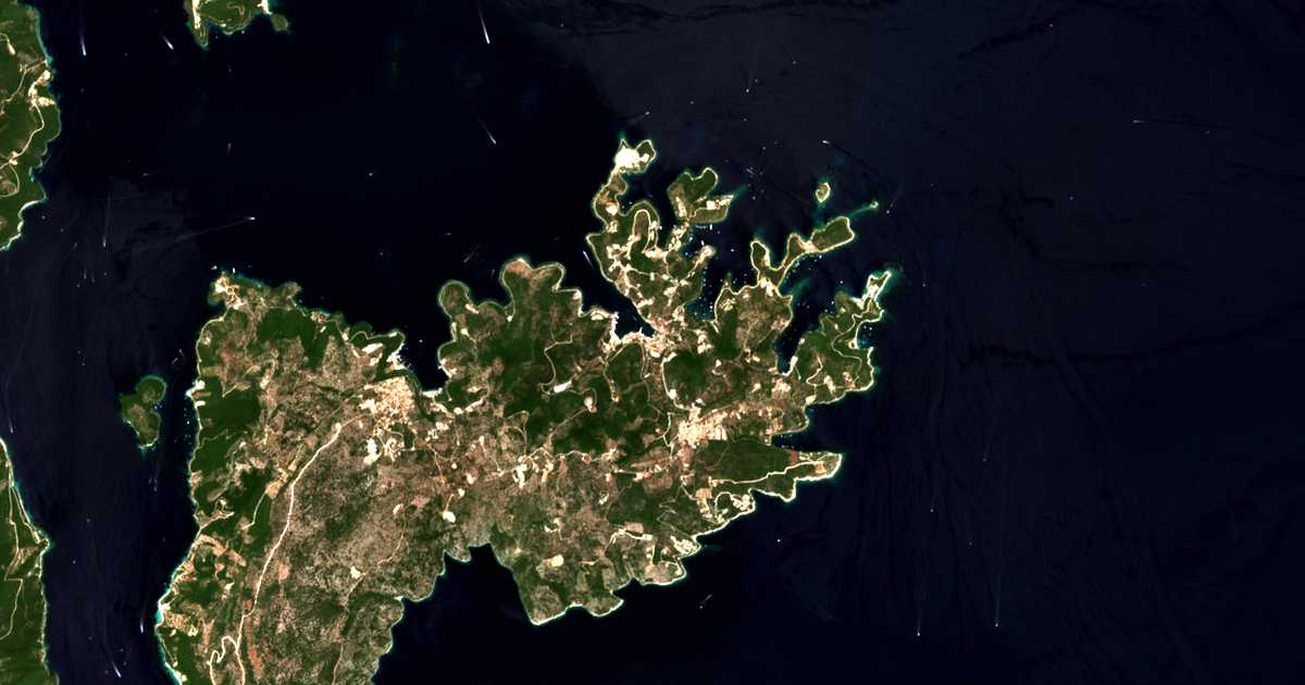 Mapa por satélite de Vathý