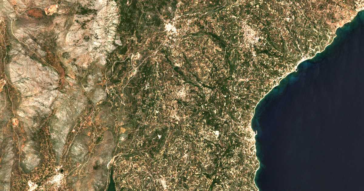Mapa por satélite de Mésa Didýma