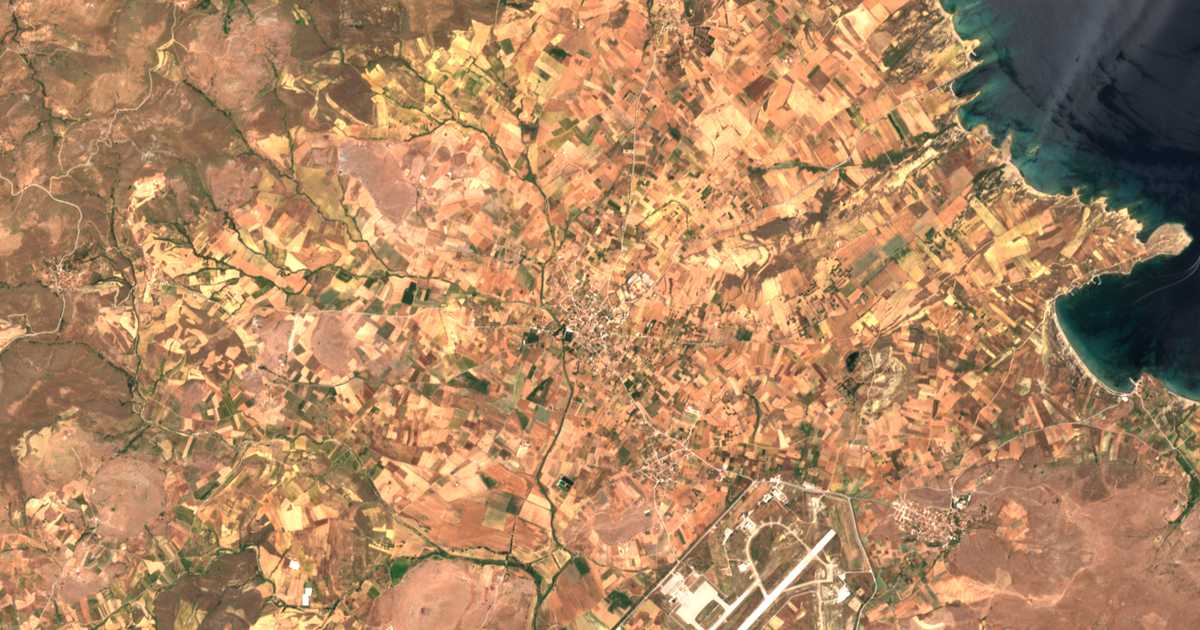 Mapa por satélite de Atsikí