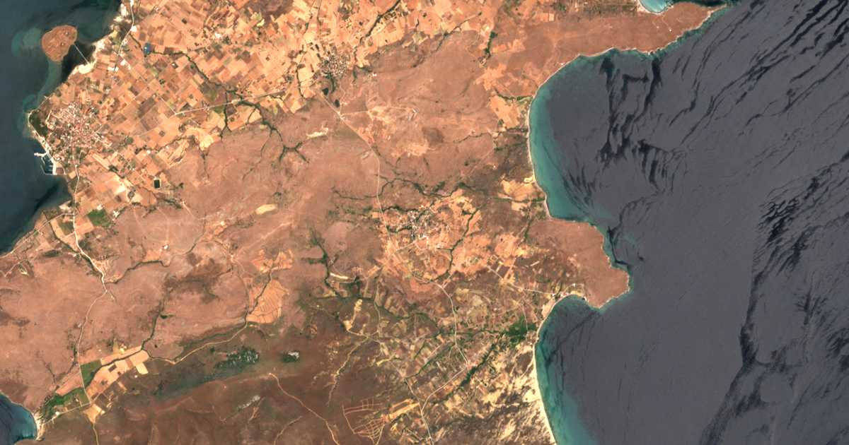 Mapa por satélite de Kamínia