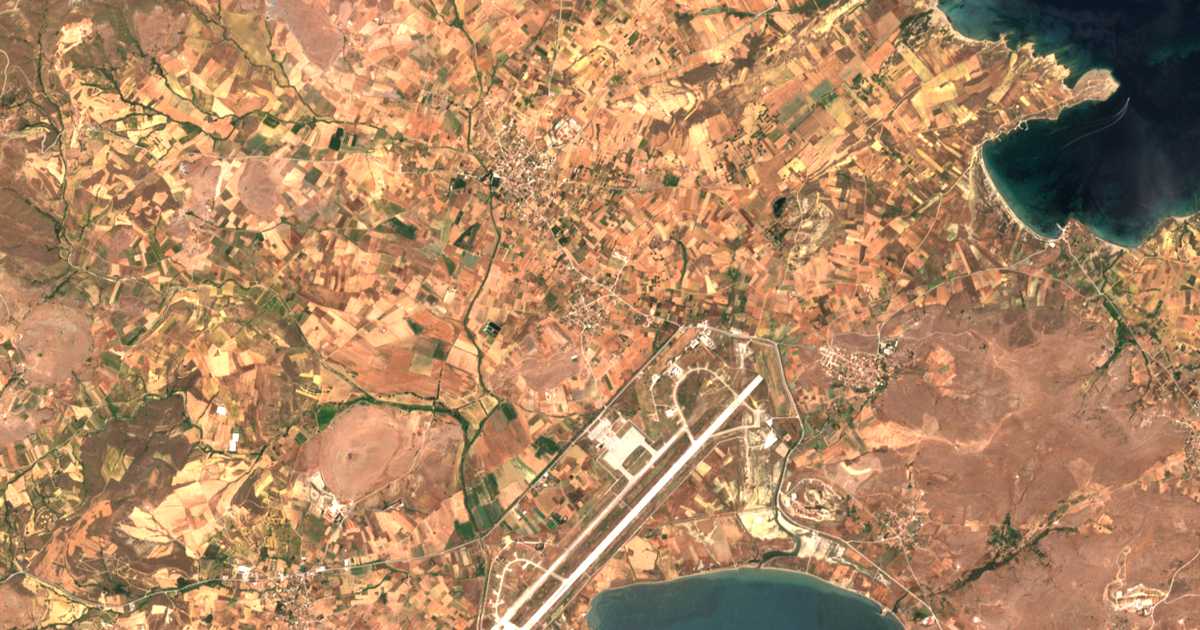 Mapa por satélite de Karpásion