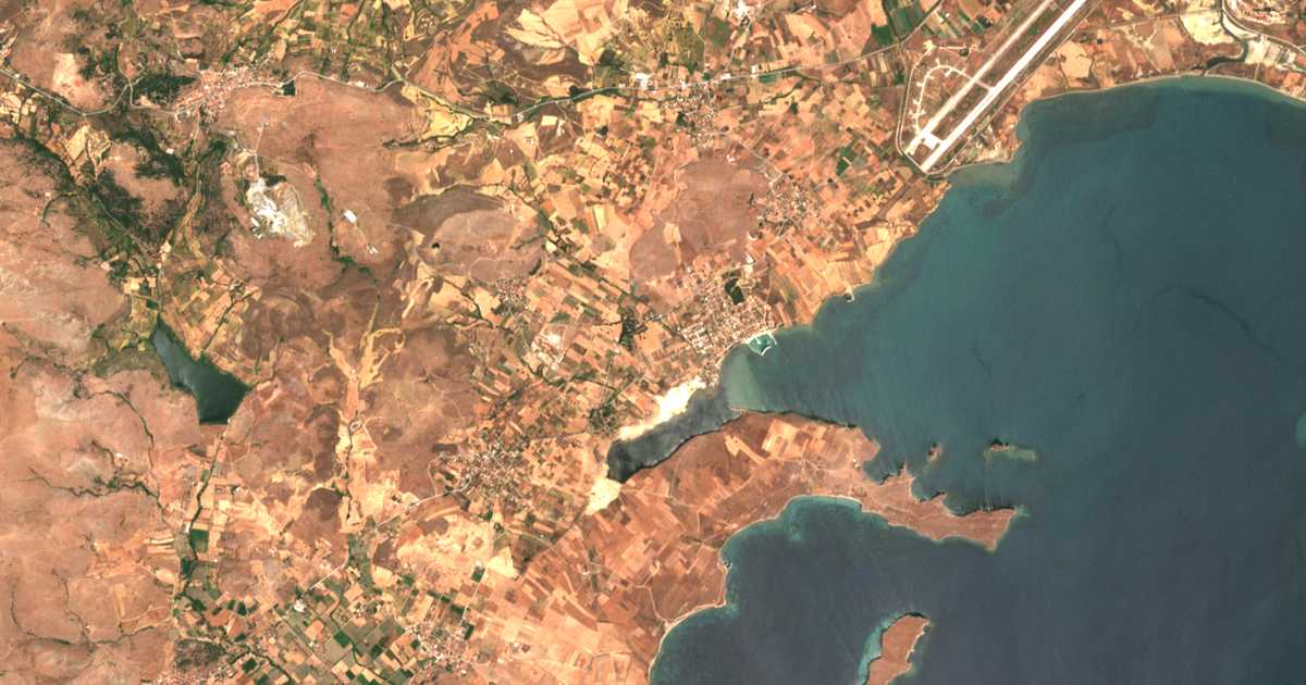 Mapa por satélite de Néo Pedinó