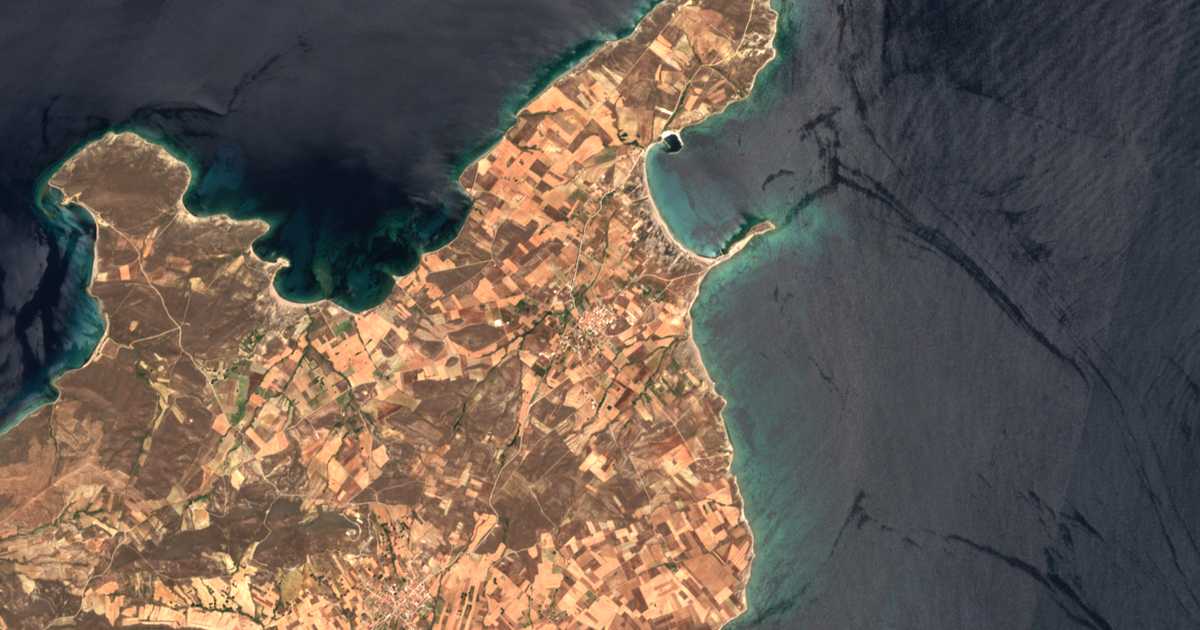 Mapa por satélite de Pláka