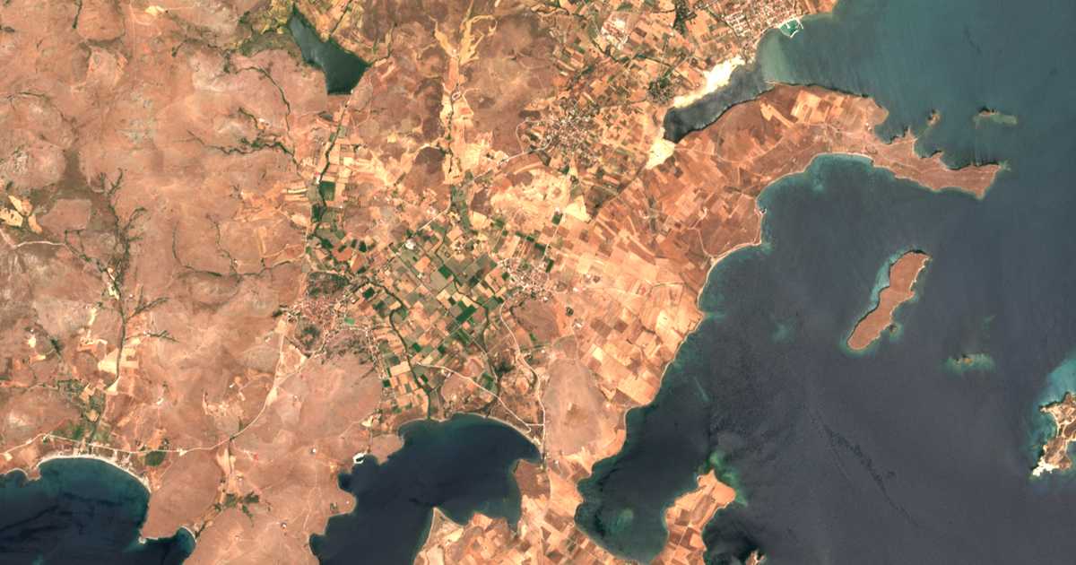 Mapa por satélite de Tsimándria