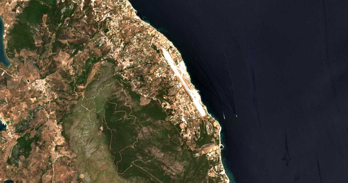 Mapa por satélite de Agía Paraskeví