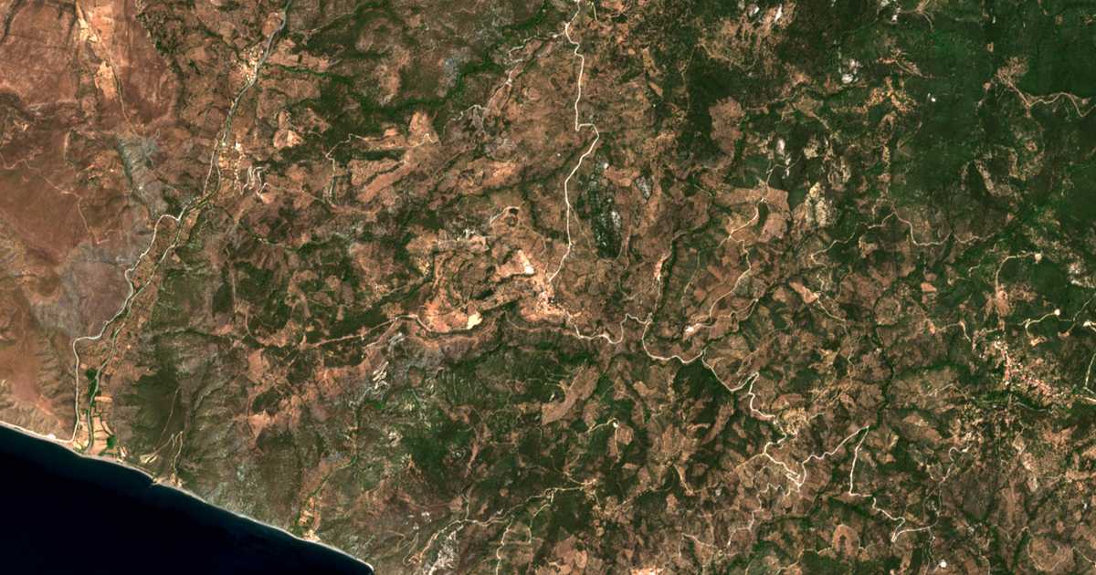 Mapa por satélite de Akrásion