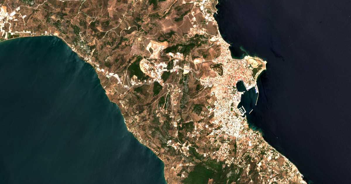 Mapa por satélite de Alyfantá