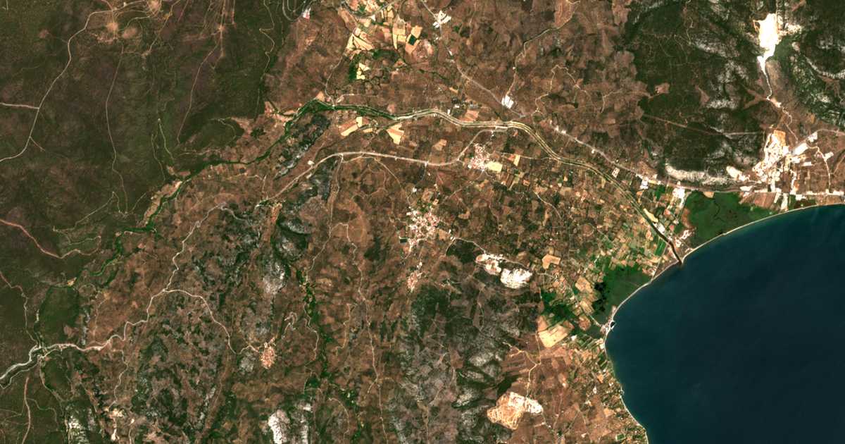 Mapa por satélite de Íppeion