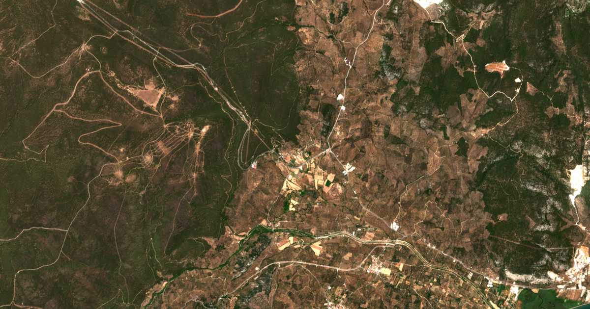 Mapa por satélite de Lámpou Mýloi