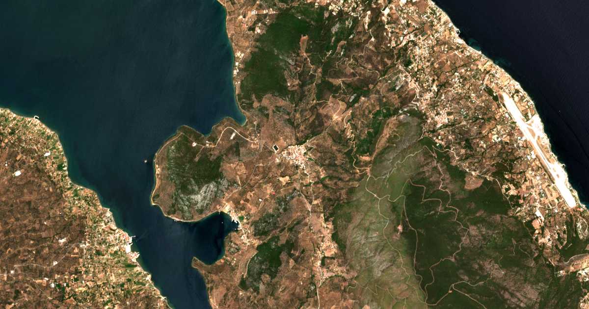 Mapa por satélite de Loutrá
