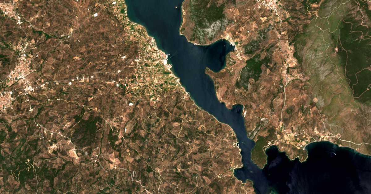 Mapa por satélite de Mármaro