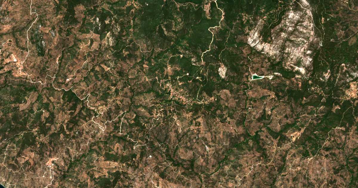 Mapa por satélite de Megalochórion