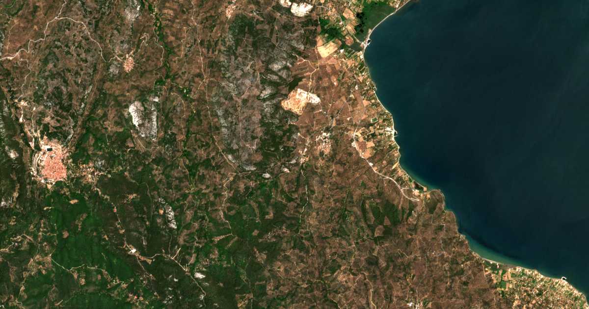 Mapa por satélite de Mychós