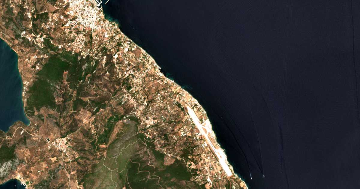 Mapa por satélite de Neápolis