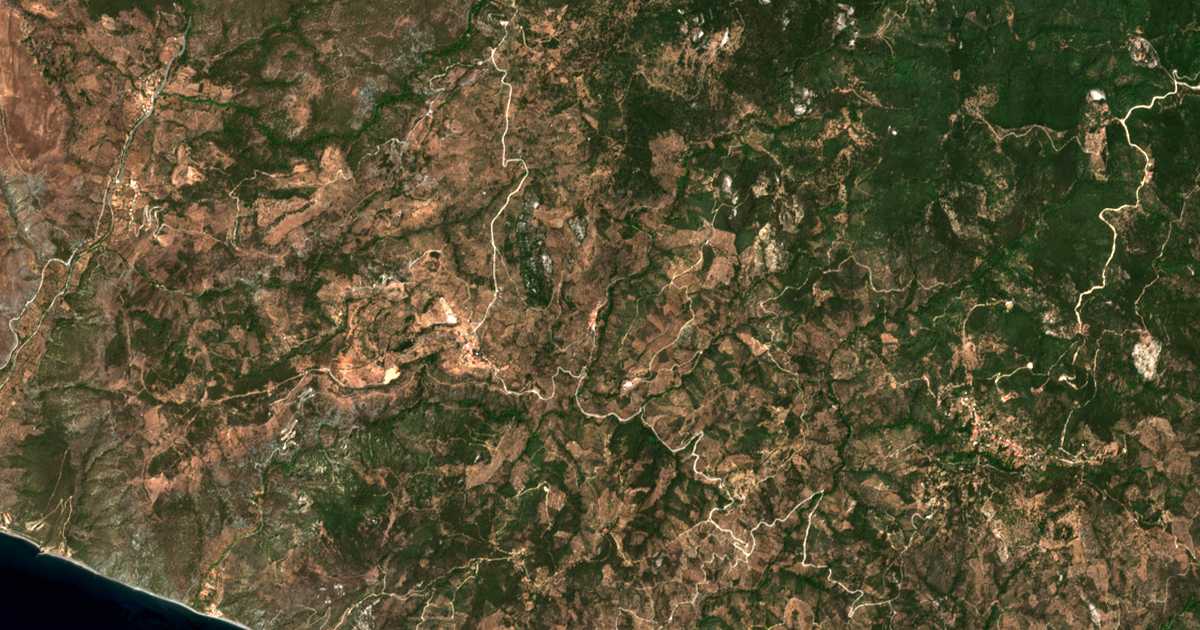 Mapa por satélite de Neochórion