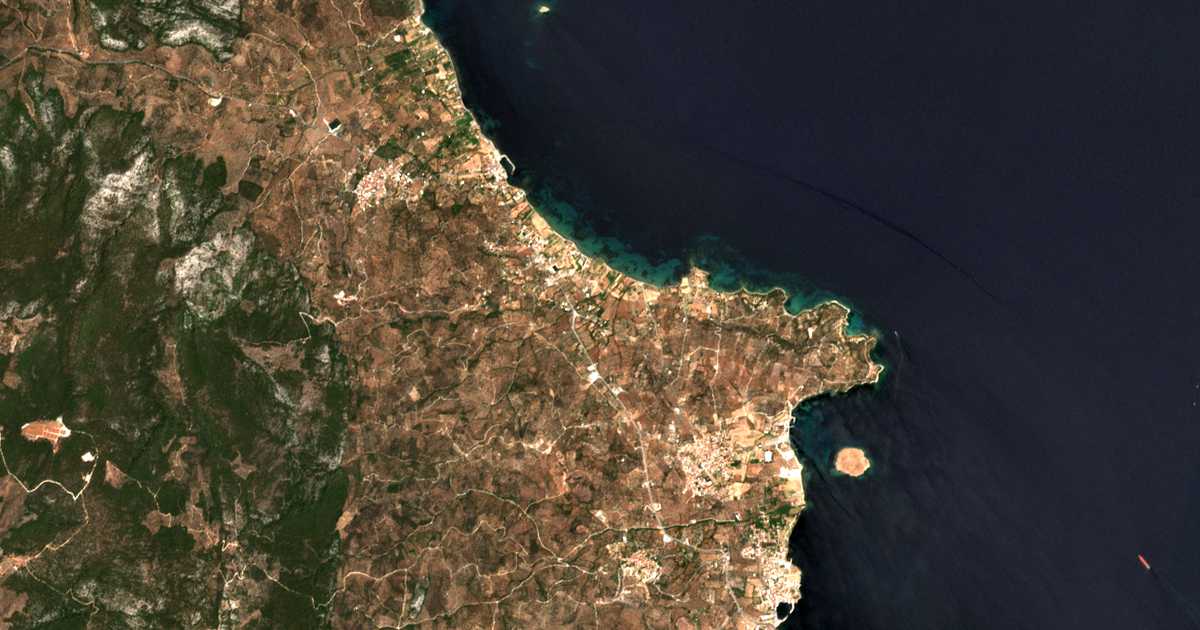 Mapa por satélite de Pýrgoi Thermís