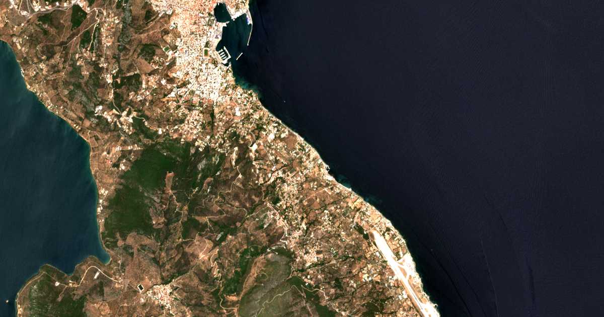 Mapa por satélite de Vareiá